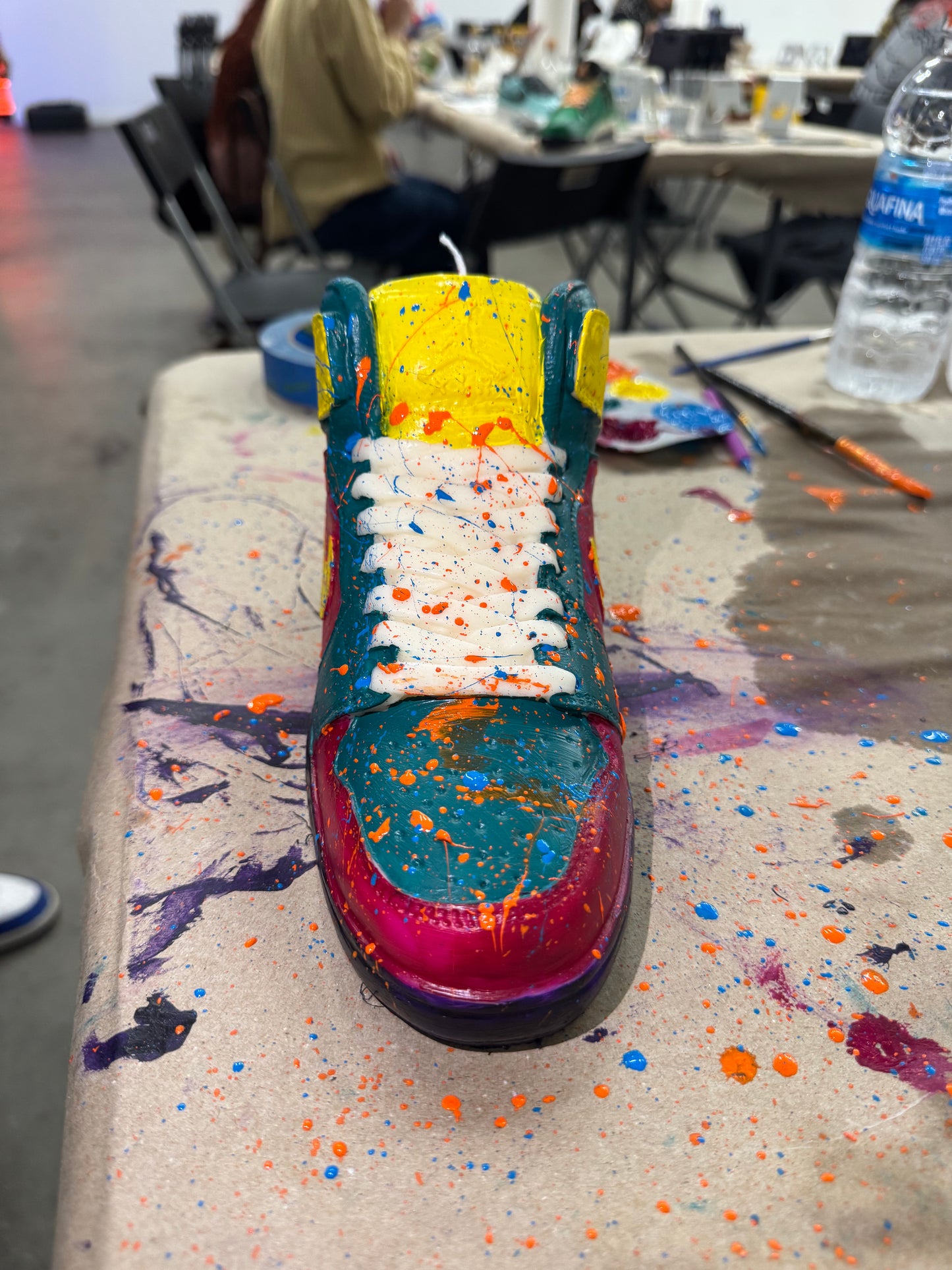 Saturday October 18 SNEAKER CANDLE PAINTING WORKSHOP
