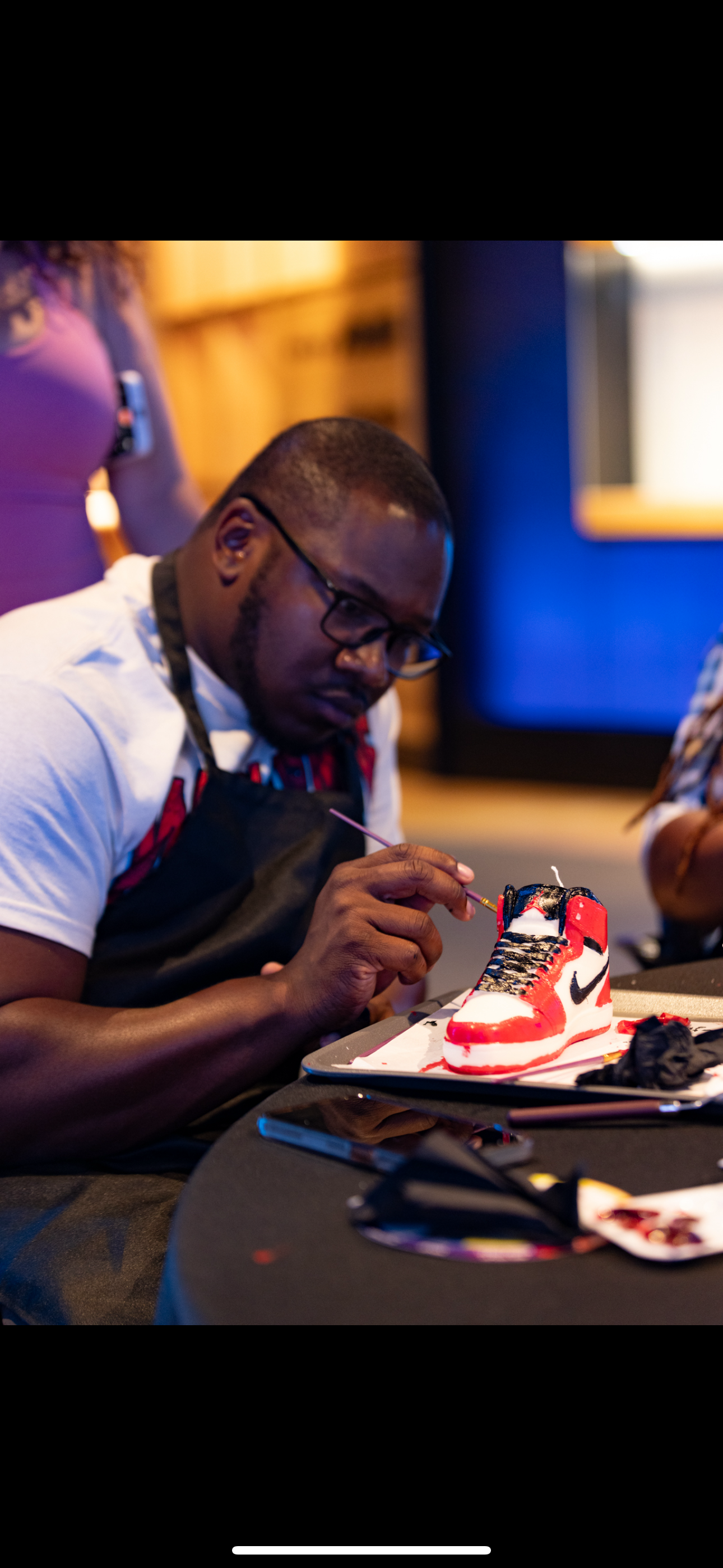 Friday 11/22 Sneaker Candle Painting WORKSHOP