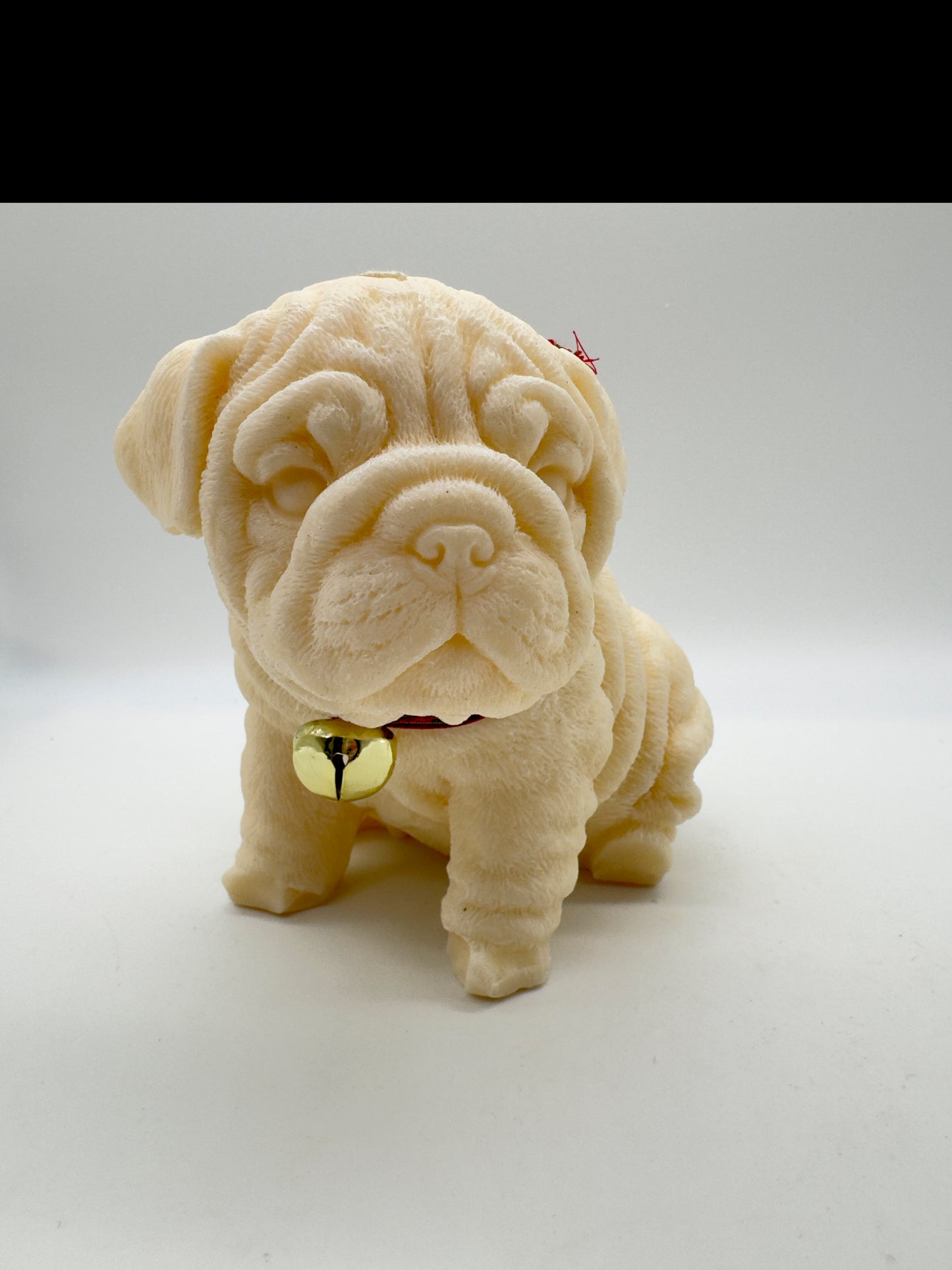 Large Bulldog Candle